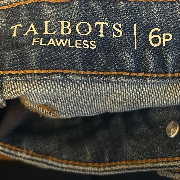 Talbots Women Jeans Blue Flawless Denim Petite High Rise Modern Ankle Stretch 6P - Picture 4 of 12
